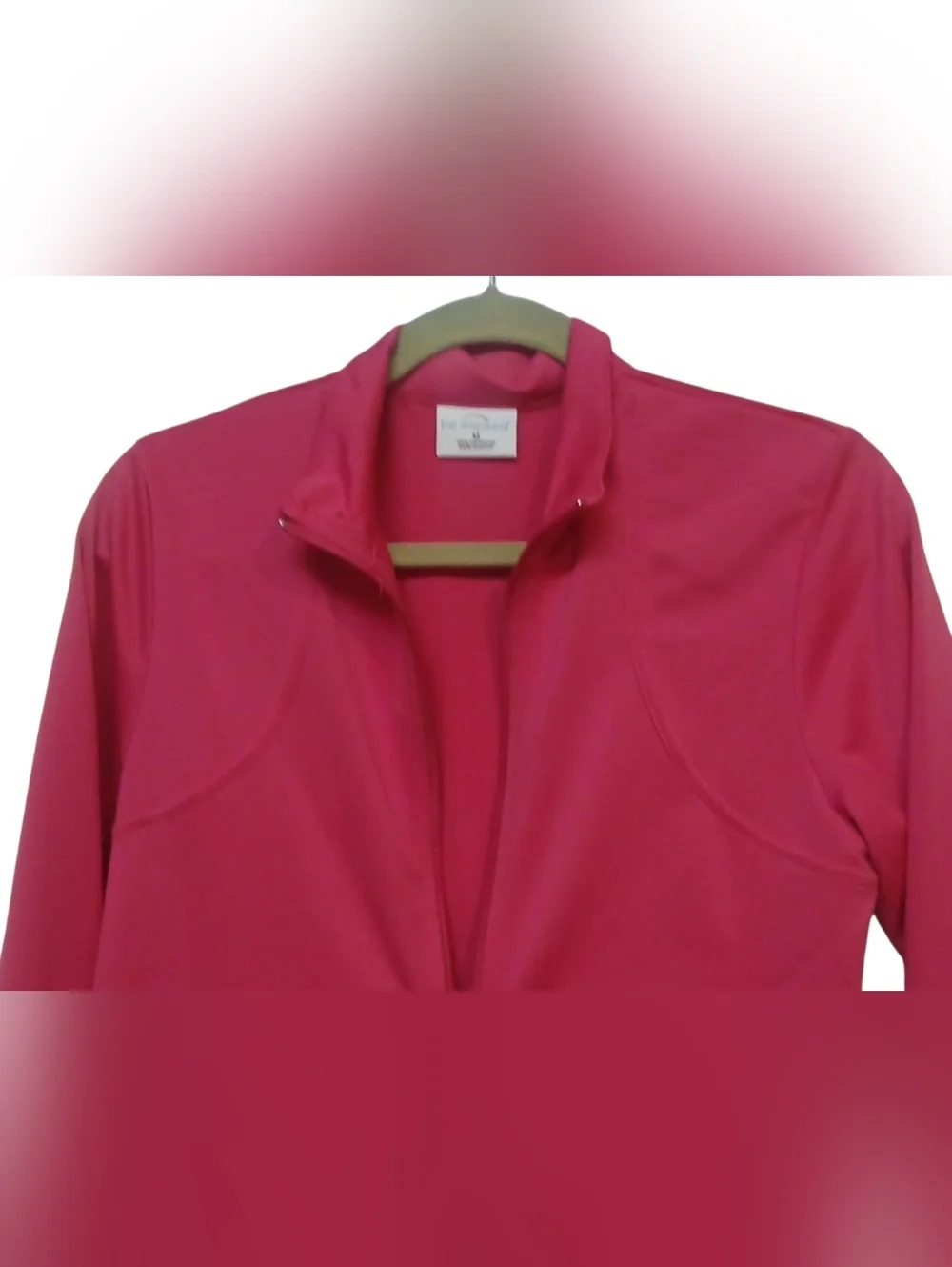 Be Inspired - NWOT, Raspberry Colored Warm Up Jacket, Zipperd Front, Pockets,...